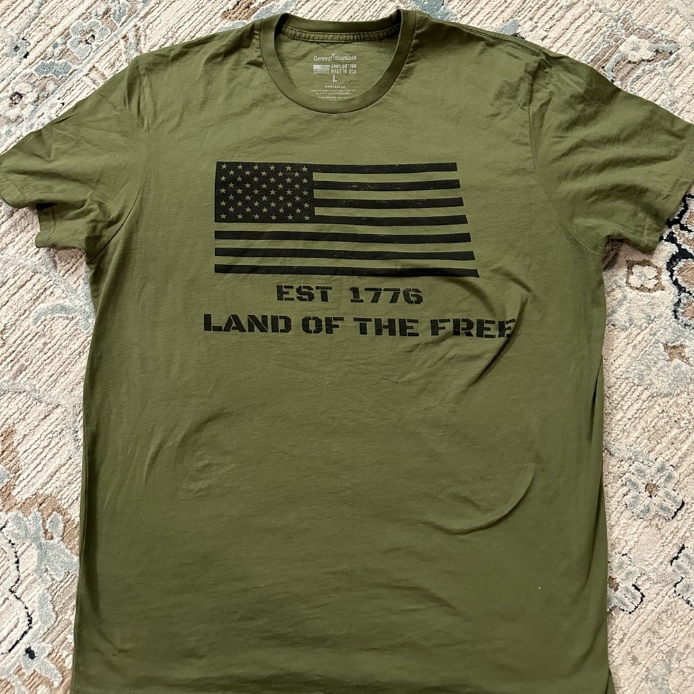 “Land of the Free” T-shirt, Size L